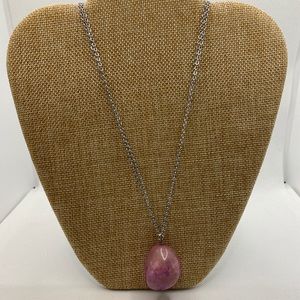 Pink and Silver Necklace